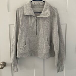 LuLuLemon scuba half zip funnel neck
